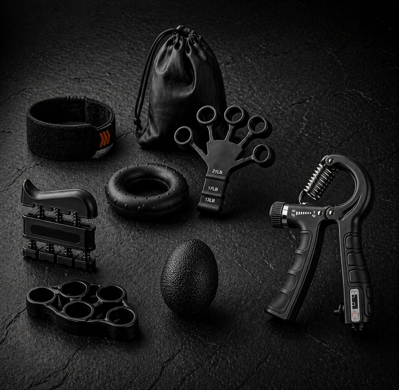 5-60Kg Adjustable Heavy Hand Gripper & Hand Trainers