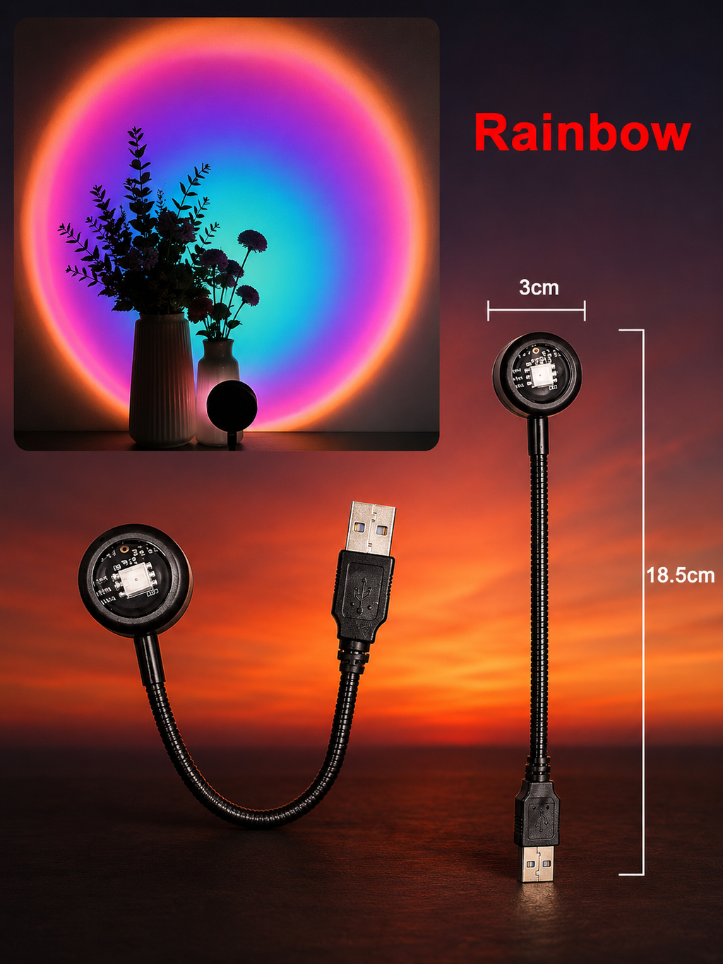 Sunset Light LED Projector