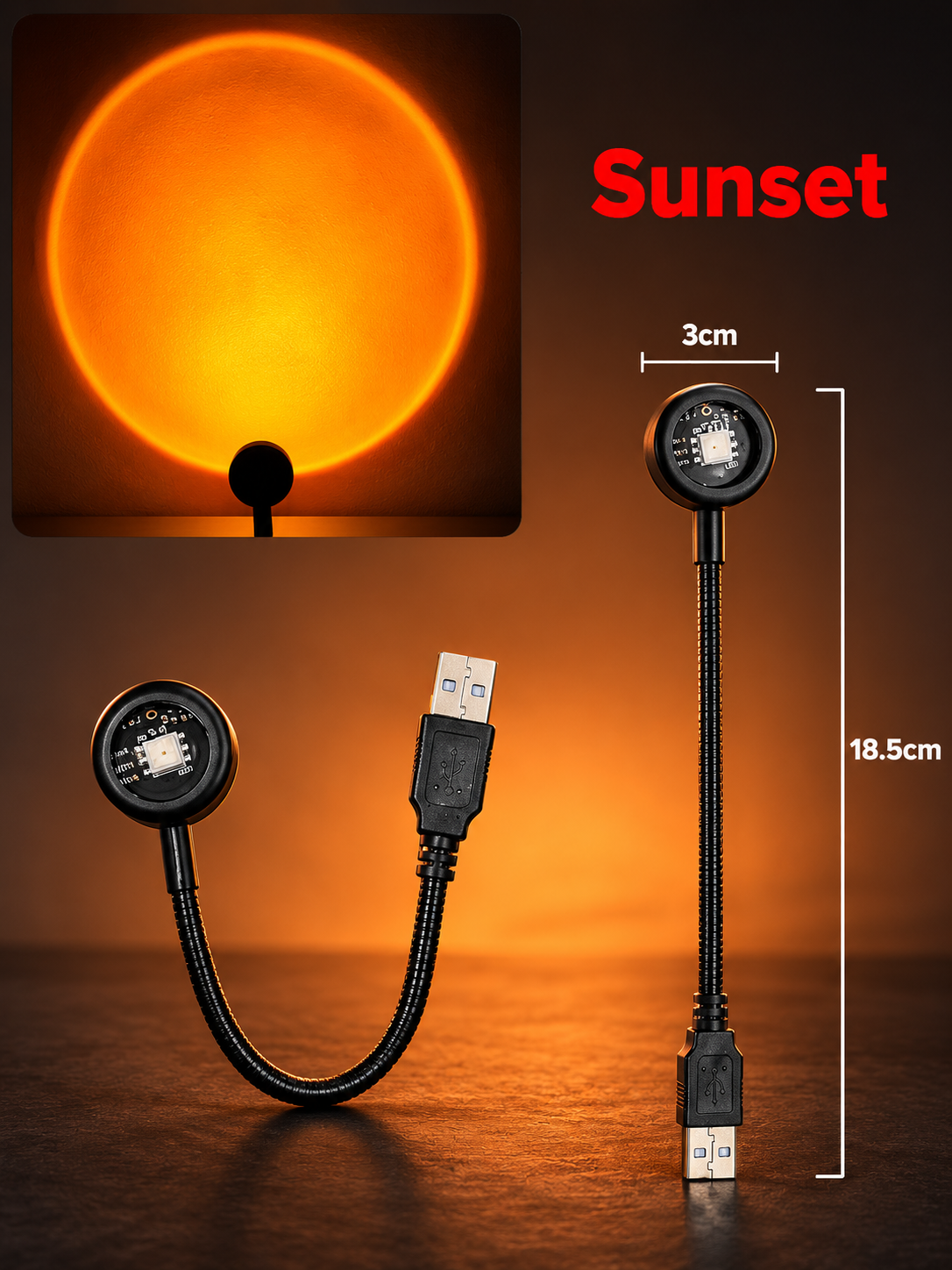 Sunset Light LED Projector