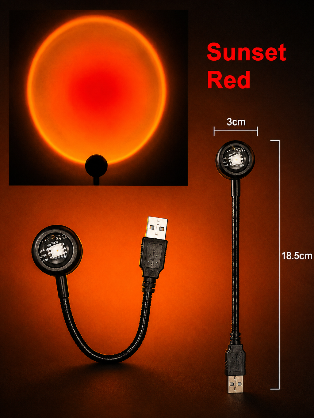 Sunset Light LED Projector