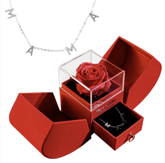 Valentine Necklace Jewelry Gift Box Set