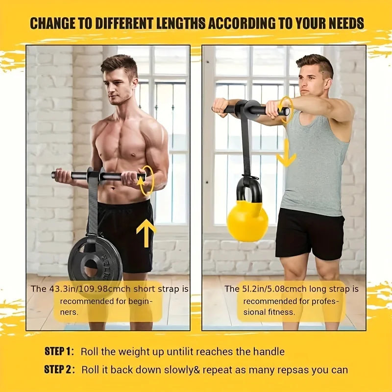 Forearm And Wrist Rolling Training Rod