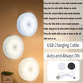 2~6 Pack Motion Sensor LED Night Light 3 Color