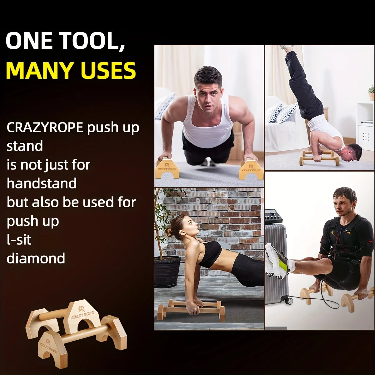 Wooden Push-up Bars