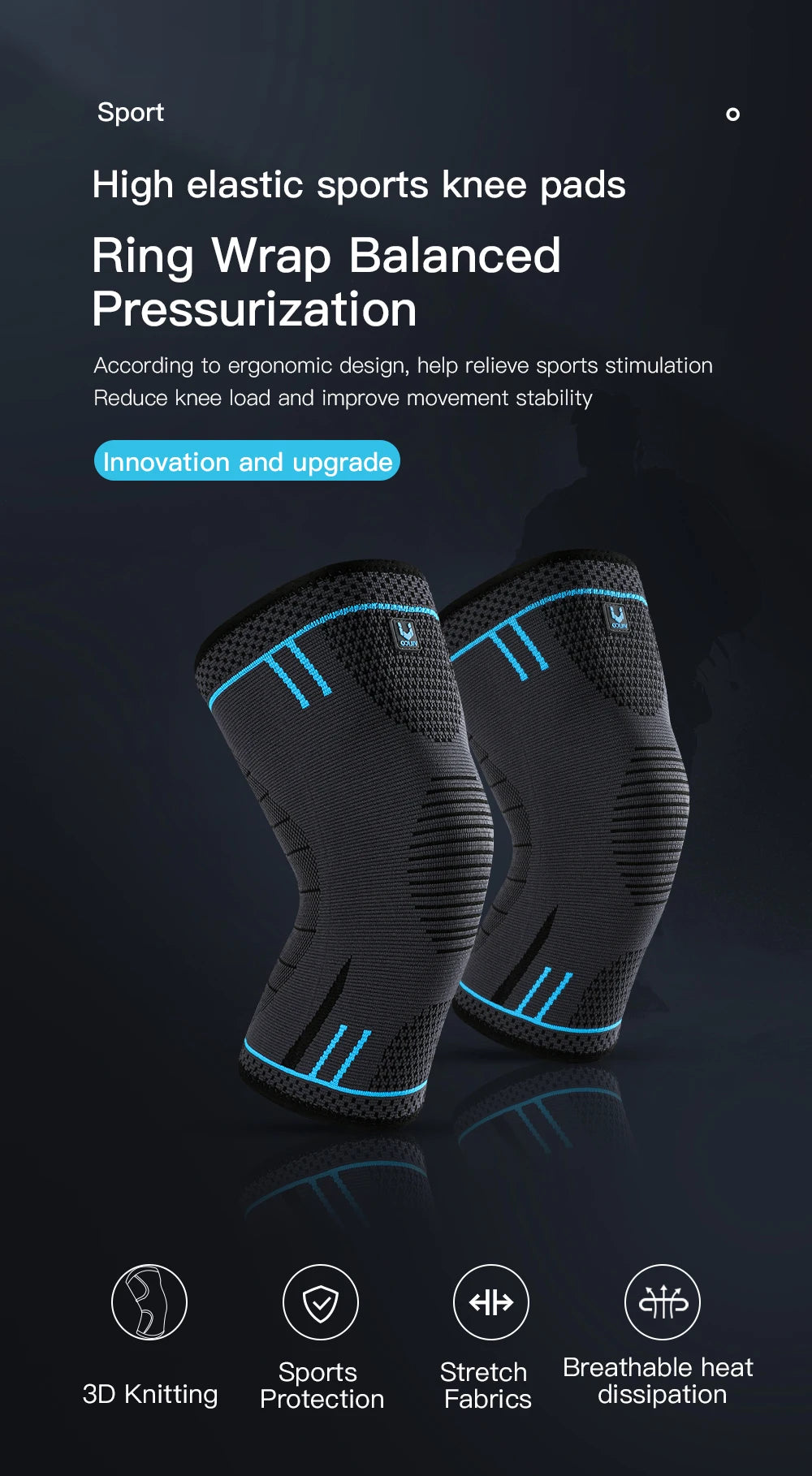 Compression Knee Support Sleeve