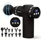 Mini Massage Gun Fascia Machine Muscle Relaxation Vibrating Gun Rod Percussion Massage Fitness Equipment Neck Grab Fascia Gun