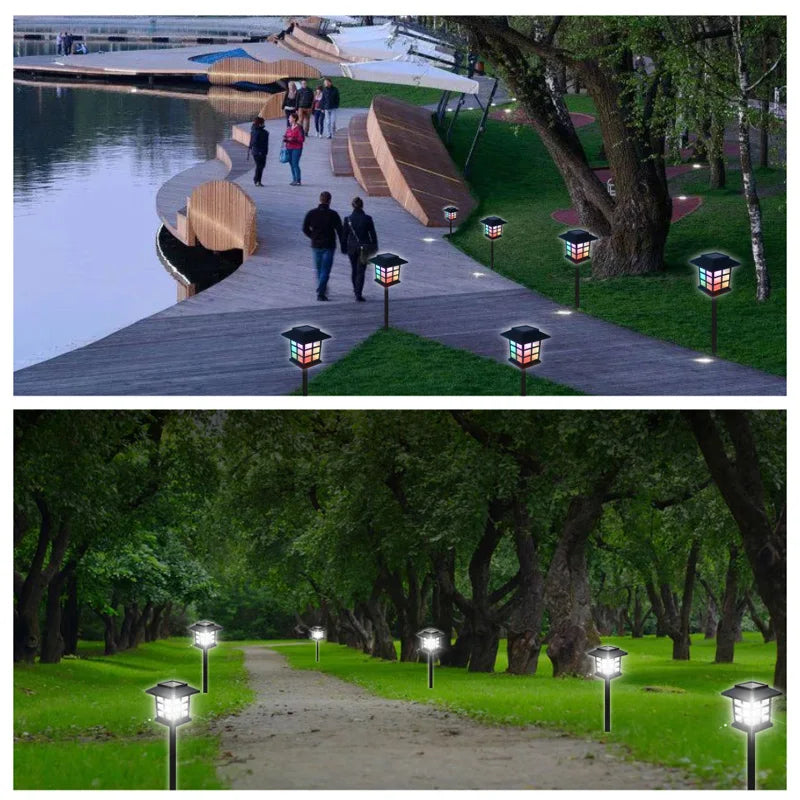 8 Pack Solar Pathway Garden Lights
