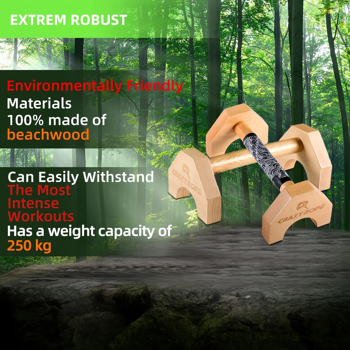 Wooden Push-up Bars