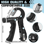 5-60Kg Adjustable Heavy Hand Gripper & Hand Trainers