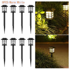 8 Pack Solar Pathway Garden Lights