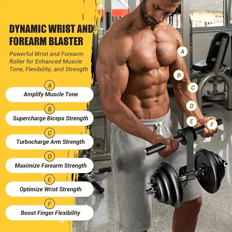 Forearm And Wrist Rolling Training Rod