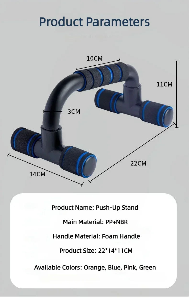 Non-Slip H-Shaped Push Up Bars