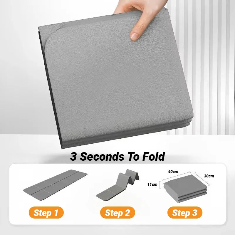 Foldable Yoga Mat Eco Friendly for Pilates & Floor Workouts