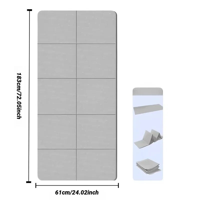 Foldable Yoga Mat Eco Friendly for Pilates & Floor Workouts