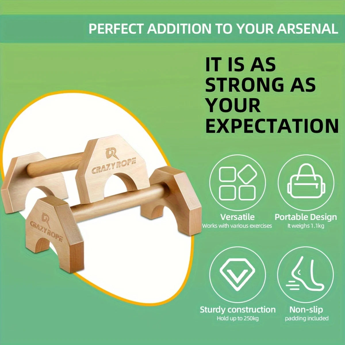 Wooden Push-up Bars