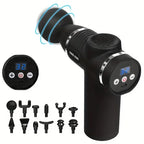 Mini Massage Gun Fascia Machine Muscle Relaxation Vibrating Gun Rod Percussion Massage Fitness Equipment Neck Grab Fascia Gun