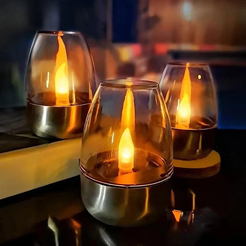 LED Solar Candles