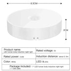 2~6 Pack Motion Sensor LED Night Light 3 Color