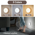 2~6 Pack Motion Sensor LED Night Light 3 Color