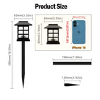 8 Pack Solar Pathway Garden Lights