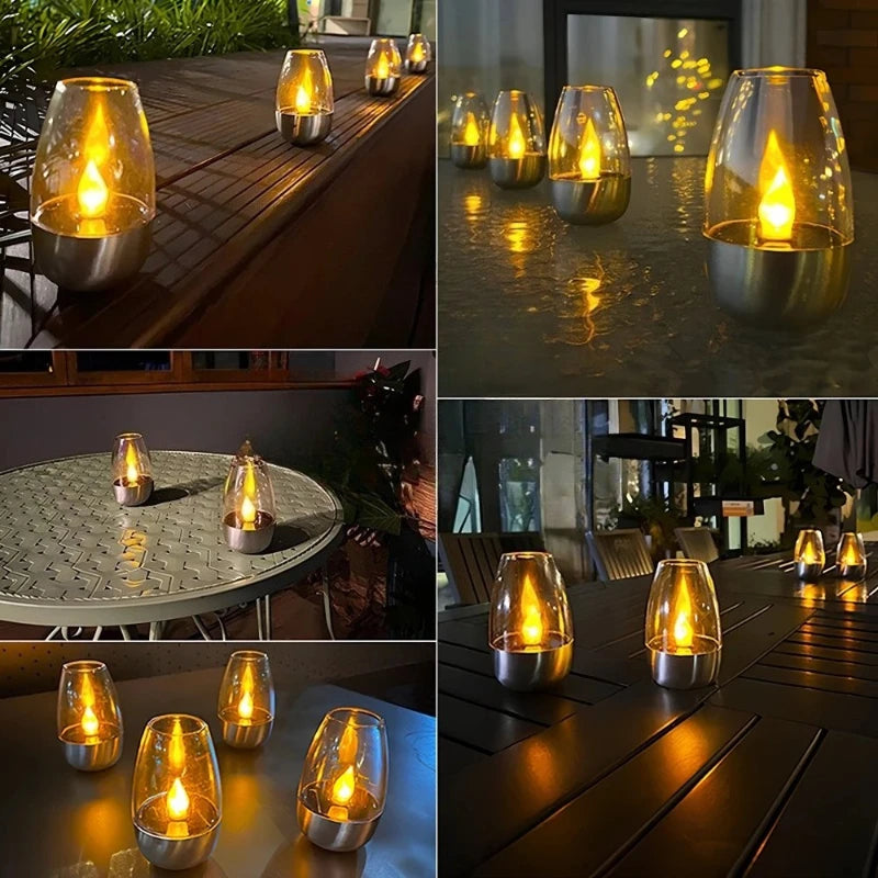 LED Solar Candles