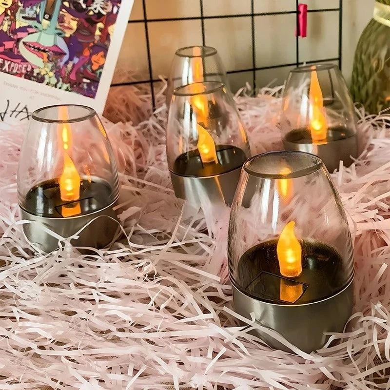 LED Solar Candles