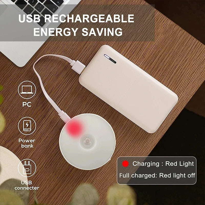 2~6 Pack Motion Sensor LED Night Light 3 Color