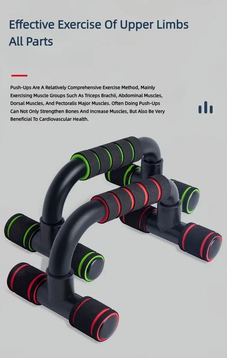 Non-Slip H-Shaped Push Up Bars