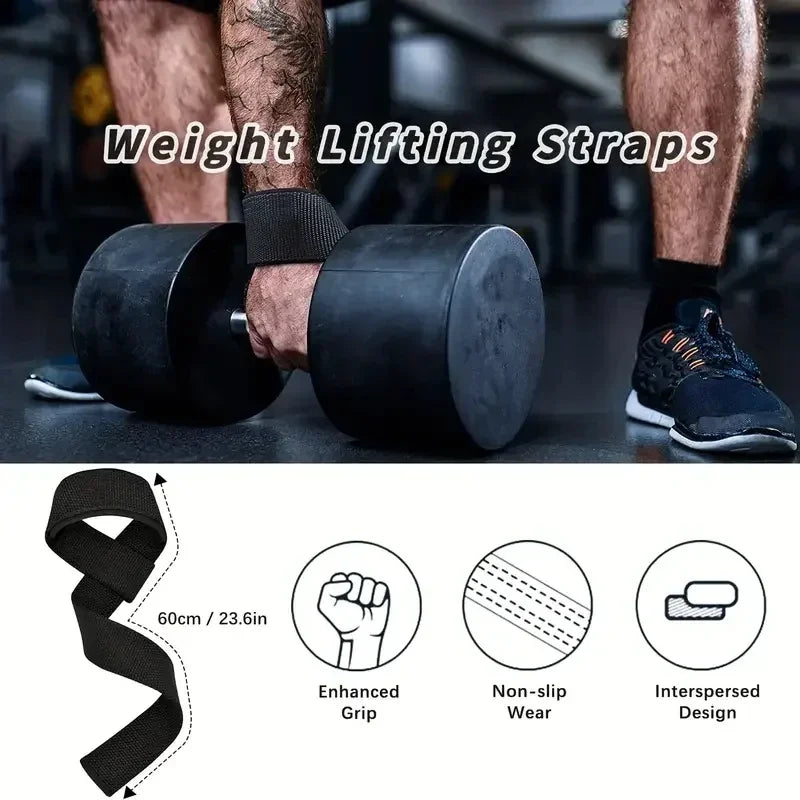 Non-slip Weightlifting Wrist Straps