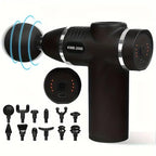 Mini Massage Gun Fascia Machine Muscle Relaxation Vibrating Gun Rod Percussion Massage Fitness Equipment Neck Grab Fascia Gun
