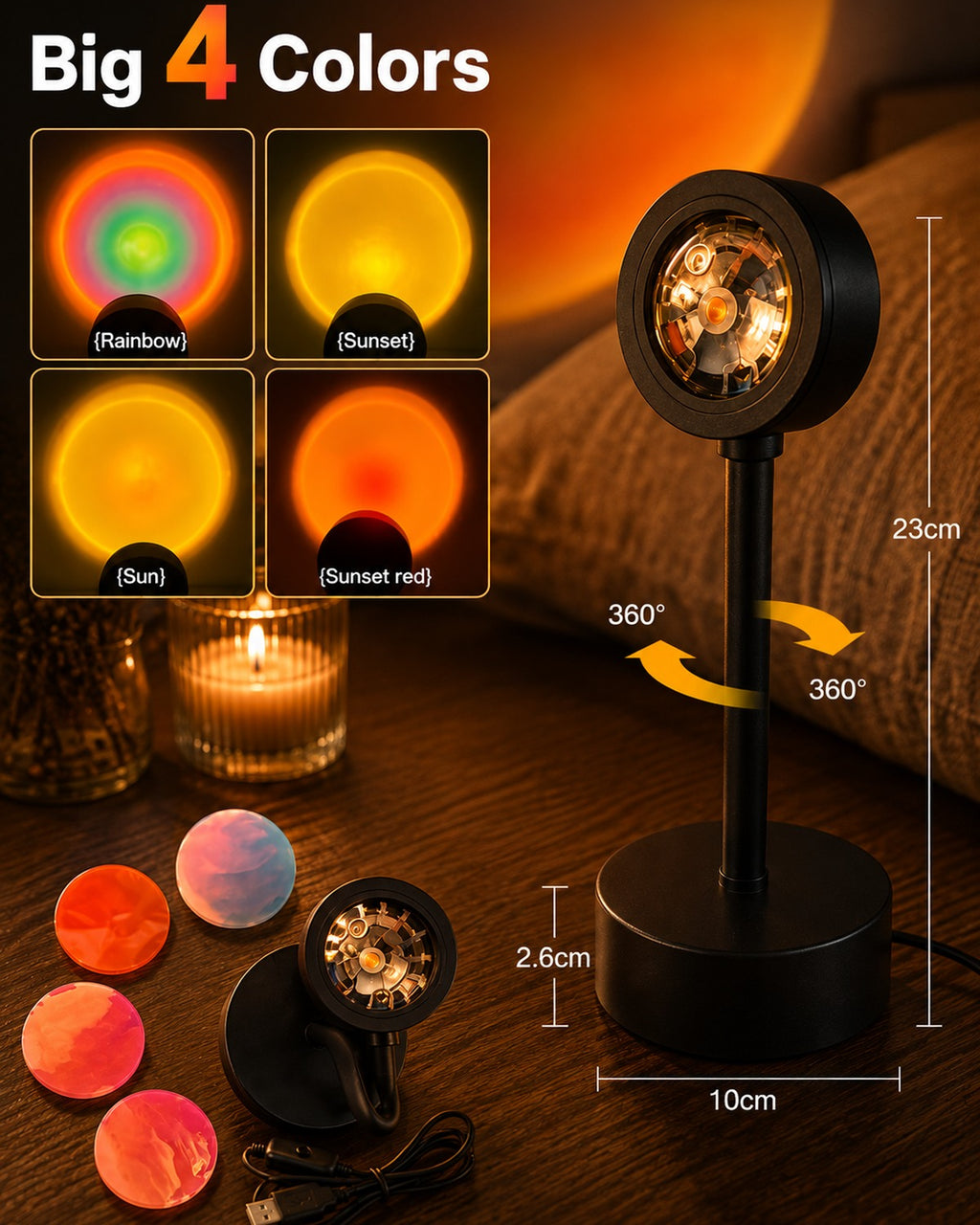 Sunset Light LED Projector